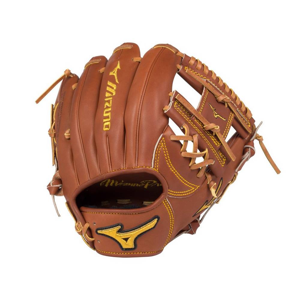 Damske Rukavice Mizuno Pro Limited Edition Infield 11.5" Baseball Hnede Vypredaj YTUM43802